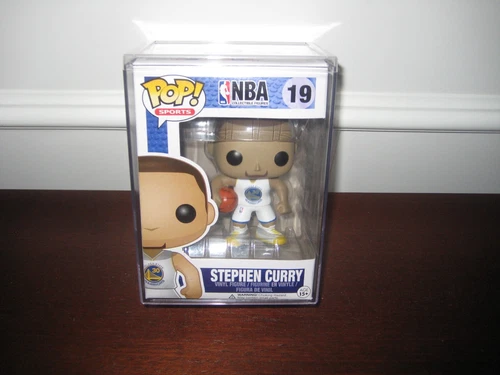 FUNKO POP NBA STEPHEN CURRY #19 WHITE JERSEY CHASE POPLIFE STICKER RARE VAULT