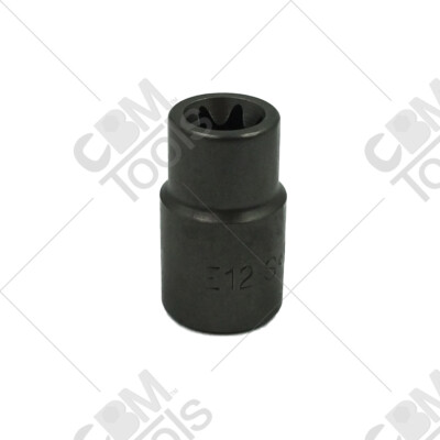 SK Hand Tools 42612 - 3/8'' Drive E12 Female Torx Socket