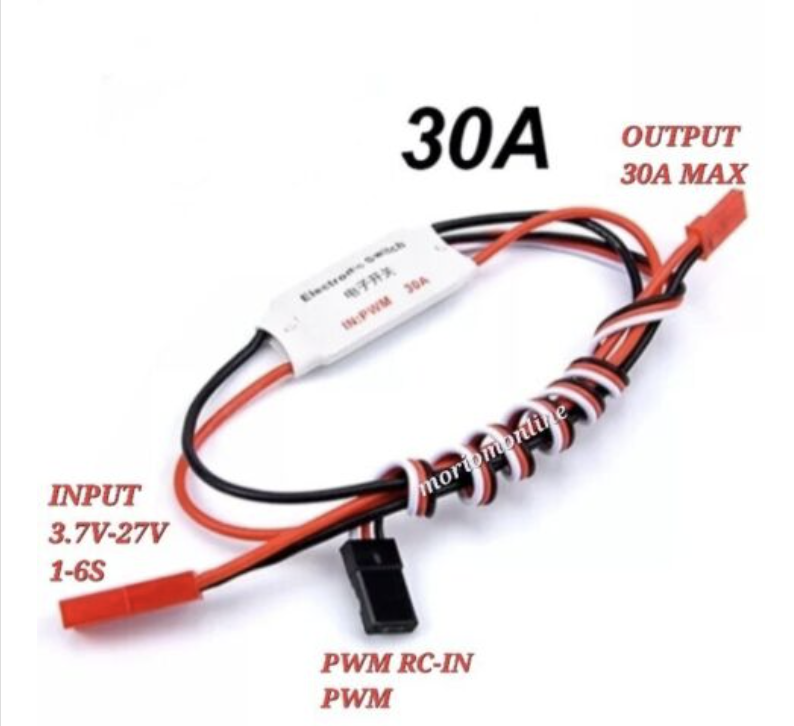 RC On Off Switch 5A 8 10A 30A Receiver Radio Controlled PWM for LED ...