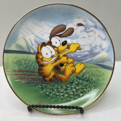 Garfield Calendar Plates Danbury Mint MARCH A2945 Vintage