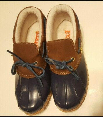 Sporto Pamela Duck rain snow boots genuine Leather Women's