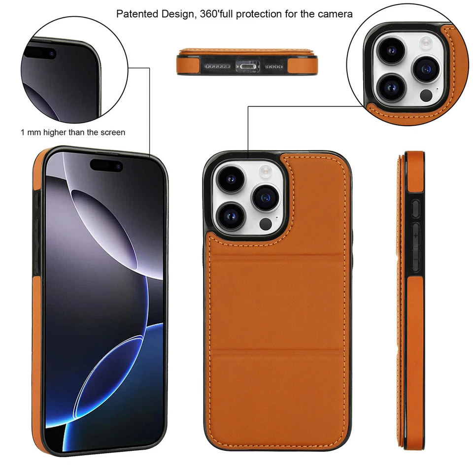 Shockproof Wallet Card Holder Case For Samsung Galaxy S25 S24 Ultra S23 S22 S21 - Image 4 of 4