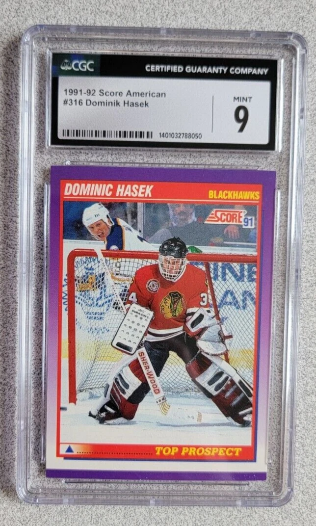 1991-92 Score American - Dominik Hasek #316 for sale | eBay