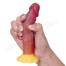 Beginner 5.9"Slim Butt Plug Smooth Dildo Dong Anal Dilator Masturbator Sex Toys