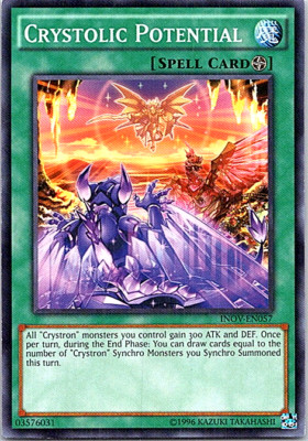 Crystolic Potential INOV-EN057 Yu-Gi-Oh! Light Play Unlimited 