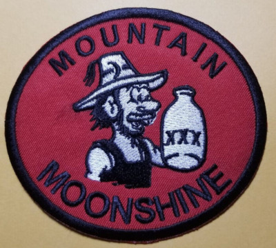 Mountain Moonshine xxx Patch approx 3x3.5''