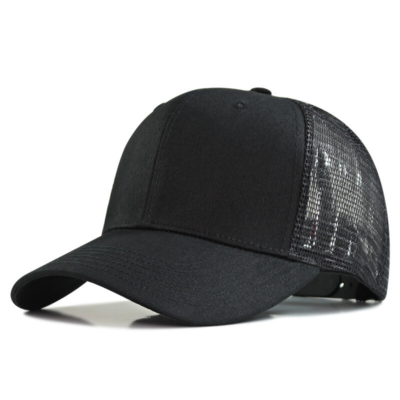 Gorra de béisbol lisa de gran tamaño M/XL/XXL/3XL para mujeres hombres camionero sombrero de malla para cabeza grande