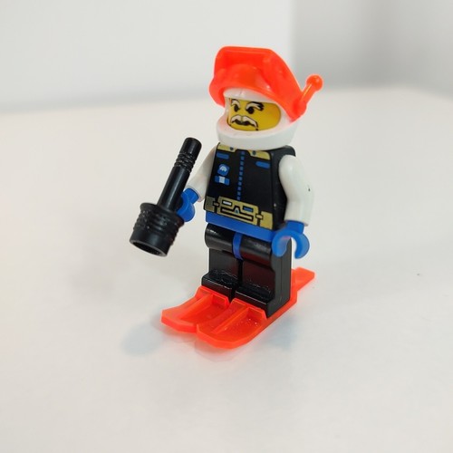 Lego Vintage Space Ice Planet 2002 Chief Minifigur mit durchscheinendem orangefarbenem Visier