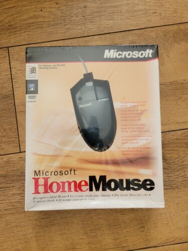 Microsoft Home Mouse 1.0 9-PIN SERIAL Mouse, NEW & SEALED Retail Boxed - Afbeelding 1 van 5