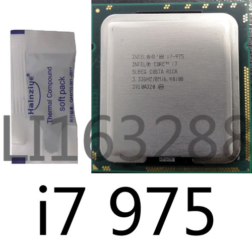 Intel Core i7-975 3.33GHz LGA 1366 SLBEQ 4Core Core 8MCach CPU - Foto 1 di 2