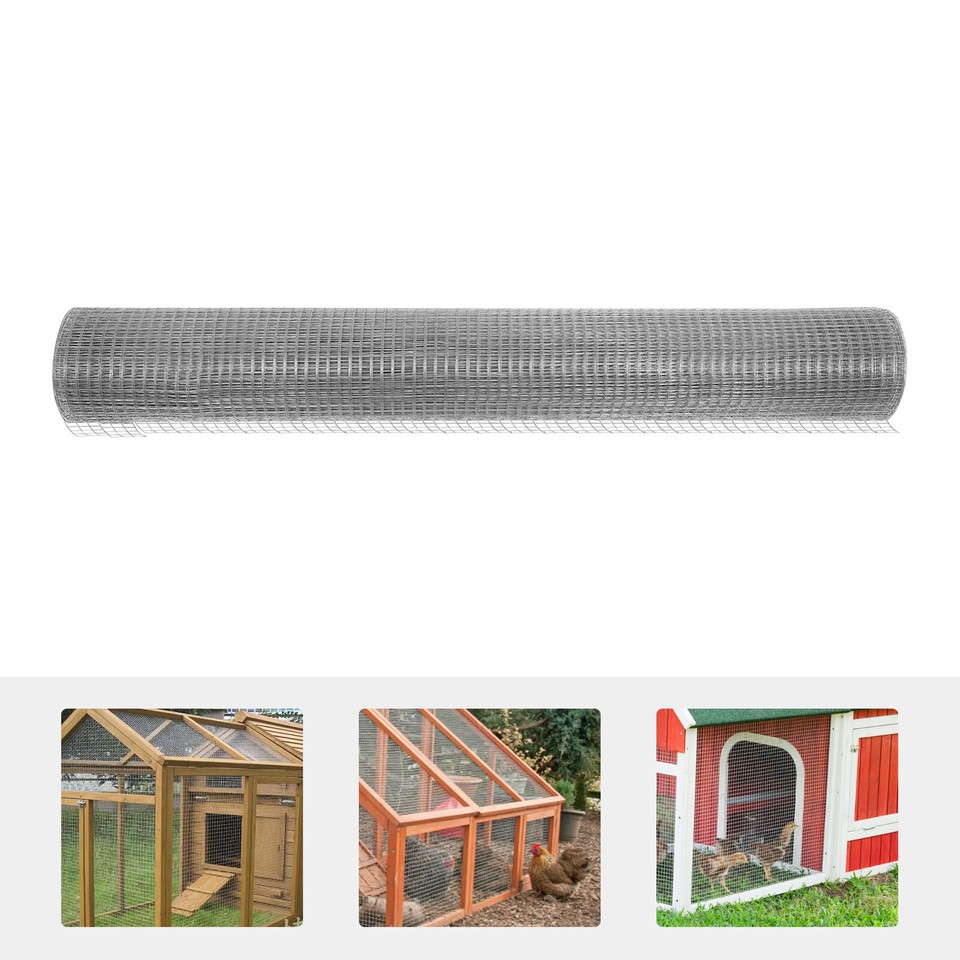 48In X 50ft 1/4 Inch Hardware Cloth Welded Cage Wire Fence Mesh Roll eBay