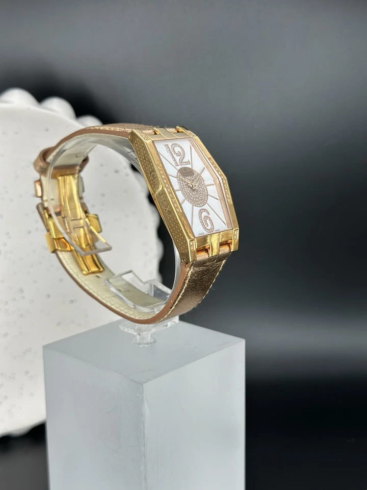 Reloj Mujer Charmex Of Switzerland Cristal Zafiro Movimiento Suizo, Cuero B” Foto 2 de 4