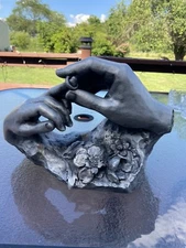 The Ring Sculpture By Fisher  Vintage 1980