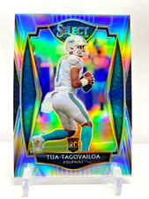 2020 Panini Select Rookie Premier Level Silver Tua Tagovailoa Miami Dolphins