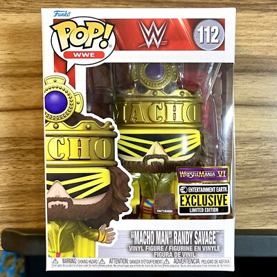 WWE Macho Man Randy Savage Funko Pop! #112 EE Exclusive Brand New!