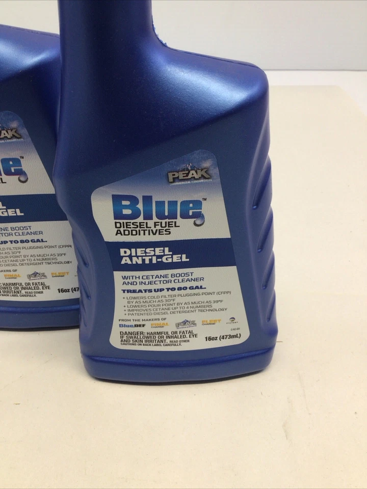 Peak Blue BDDAG16 Diesel Anti-Gel con Limpiador Inyector Cetene Boost Paquete de 2 16 OZ Foto 2 de 4