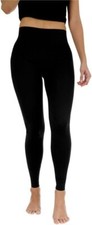 K. Bell Solid Basic Legging 1 Pair, Black, Medium/Large