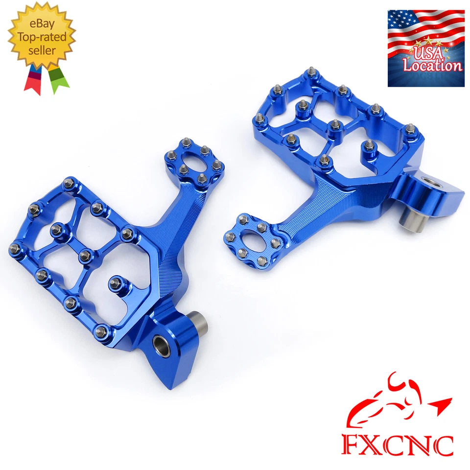 Para Yamaha YZ250F 2001-2017 YZ250FX 2015-2022 Dirtbike estriberas pedales reposapiés Foto 4 de 4