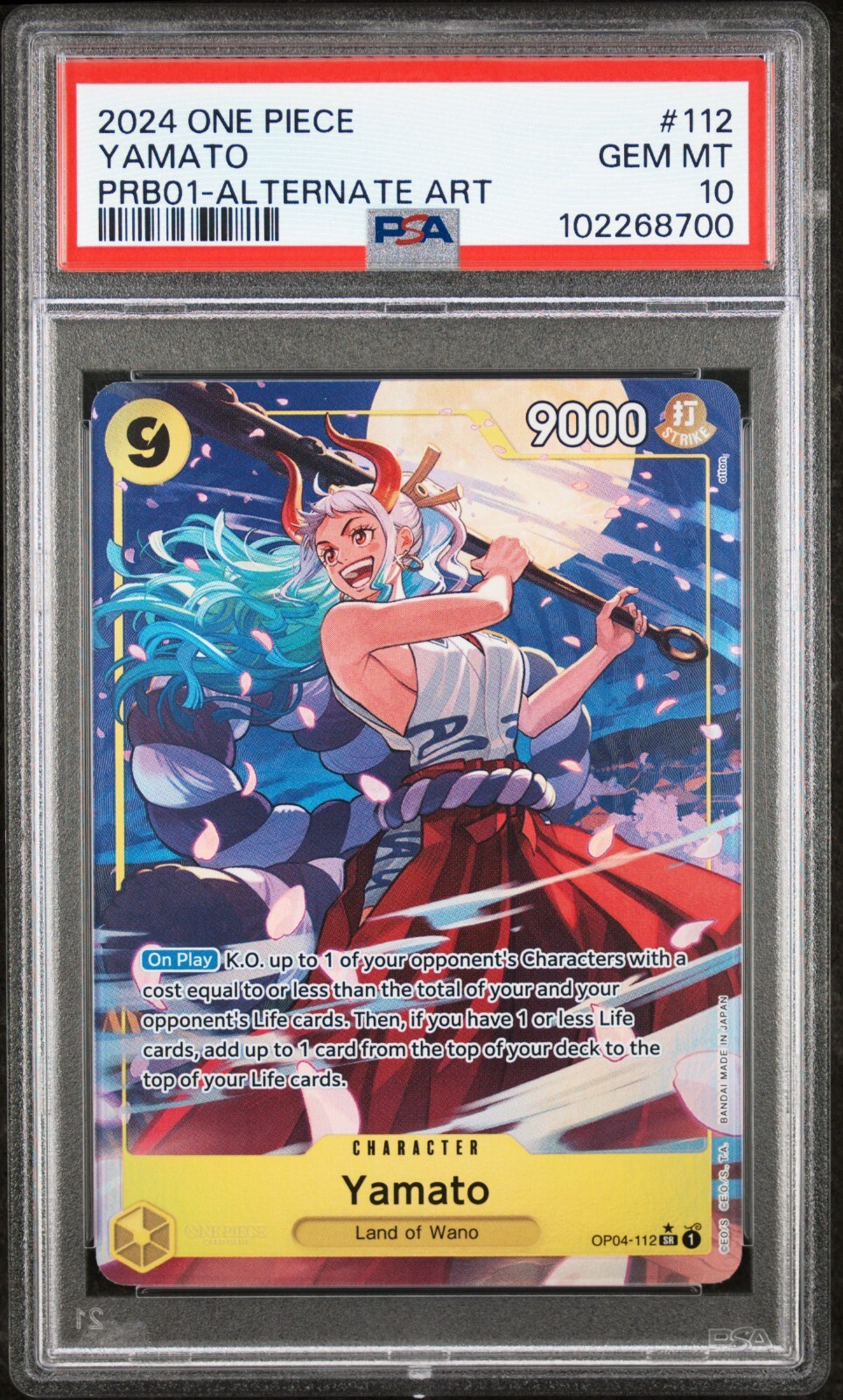 YAMATO ALT ART LEADER PSA 10