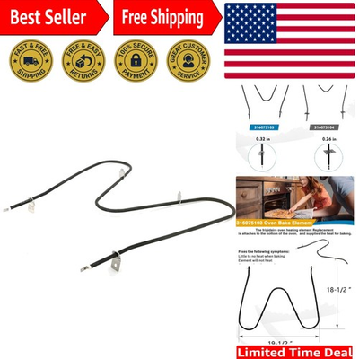 #ad #ad Replacement Heating Element for Frigidaire Ovens Dimensions 19.5 x 18.5 Inches $48.99