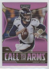 2021 Panini Playoff Call to Arms Pink Prizm Drew Lock #CA-DLO 1u6