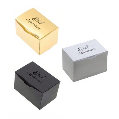 Colorful Cardboard Boxes Eid Party Supplies Paper Texture for Candy and Snacks