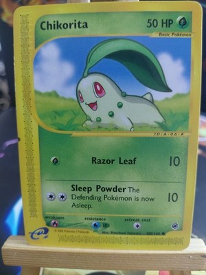 Pokemon Expedition - Chikorita 100/165 Non Holo LP