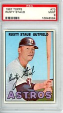 1967	Topps	Rusty	Staub	73	PSA 9  Astros
