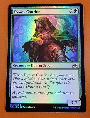 1x Byway Courier | FOIL | Shadows over Innistrad | MTG Magic Cards