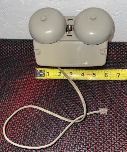 Vintage AT&T Doppio Suoneria-Funzionante-Sistema Campana-Western Electric - Foto 7 di 7