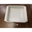 Vintage Pyrex 222 Verde Olive Green Square Baking Dish 8 inch 2 Qt Tab Handles