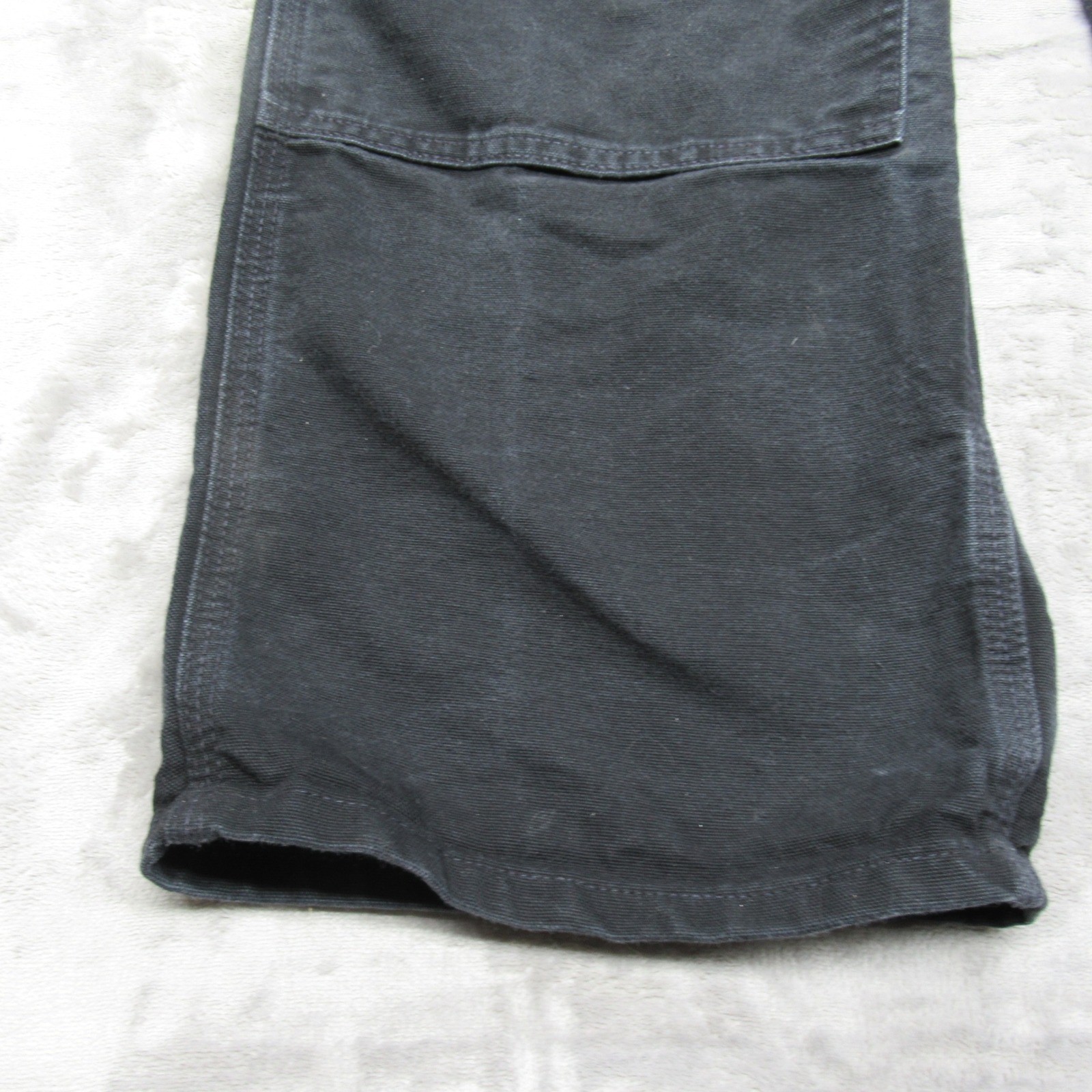 Carhartt Work Pants Mens 40x30 Black Firm Duck Double Knee Dungaree VTG USA thumbnail 6