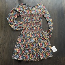 ASOS Design Floral Print Long Sleeve Dress Sz6