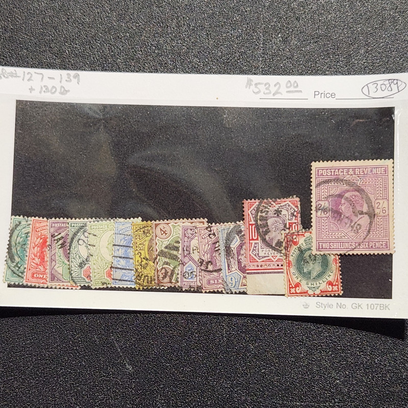 Great Britain #127 - 139 + 130b - CV $532 - Lot #13089