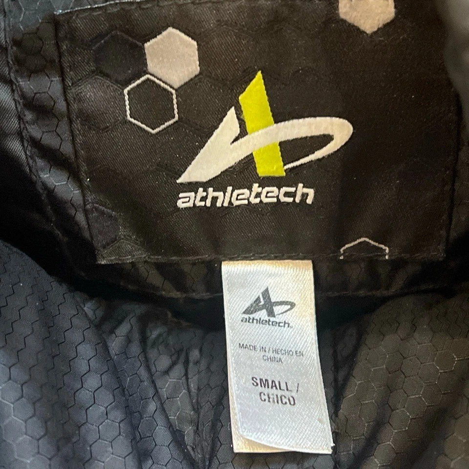 Athletech пуховик пальто жилет мужской маленький черный трансформируемый вниз заполненный Gorpcore - Изображение 4 из 4