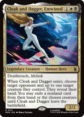 Cloak and Dagger, Entwined Marvel Super Heroes NM MTG