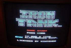 Jeu Nintendo NES Iron Tank PAL ESP loose