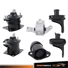 For Acura Base Type-S TL 07-08 Sedan Auto 6PCS Engine Motor & Transmission Mount