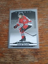 2022-23 Parkhurst Champions Silver #266 JAKUB GALVAS Chicago Blackhawks RC