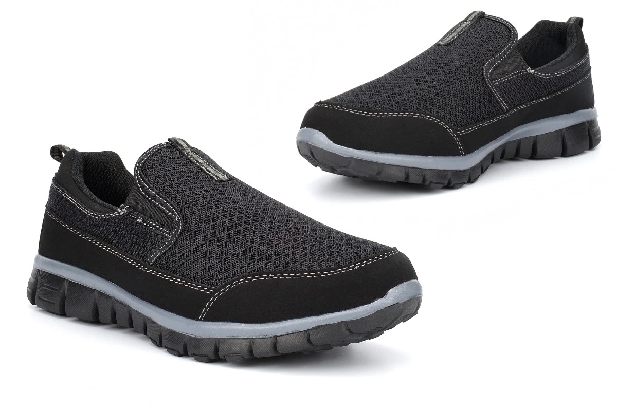 Mens Slip On Trainers Mens Work Shoes Memory Foam Insole Lightweight Shoes Black
Opens in a new wind