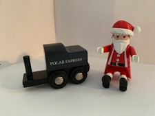 Brio Wooden Railway Train POLAR EXPRESS Magnetic Tender Santa Lot