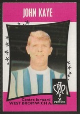 A&BC-FOOTBALL 1967 STAR PLAYERS-#39- WEST BROM WBA - JOHN KAYE