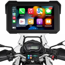 5 inch Wasserdicht Motorrad Apple CarPlay GPS TouchScreen Navigator Autoradio DE