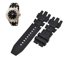 Subaqua 6180 26mm Black Rubber Watch Strap For Invicta