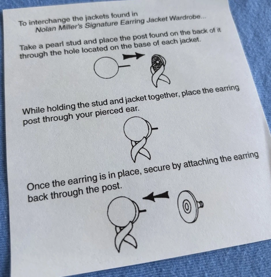 Juego de chaqueta con tachuelas de perlas de vidrio intercambiables Nolan Miller Foto 3 de 4