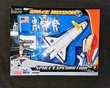 RealToy Space Exploration Space Shuttle Set w/ Astronauts RT9107K