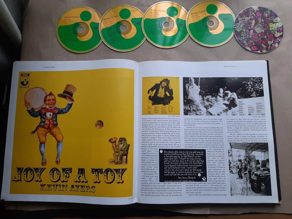 HARVEST FESTIVAL (5 CD BOX SET - UNPLAYED) Pink Floyd Roy Harper Ayers Wizzard - Image 3 of 4