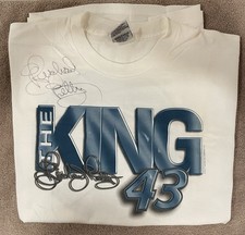Vintage Island Shirtworks RICHARD PETTY King 43 TShirt XXL Autographed & Unworn