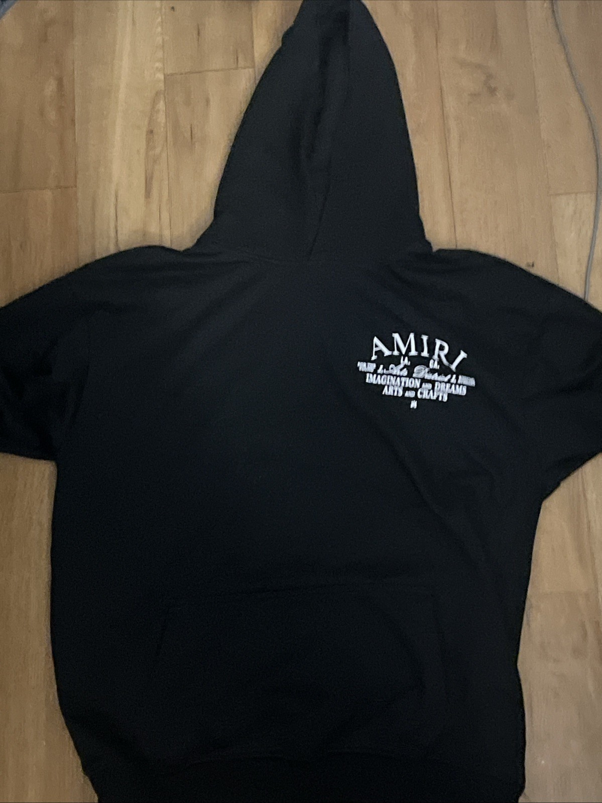 Amiri Arts District Hoodie BLSCK Size Large In Hand Ready
