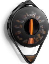 Weekly Pill Dispenser Organizer with 14 Large Compartments and Child-Proof Lo...